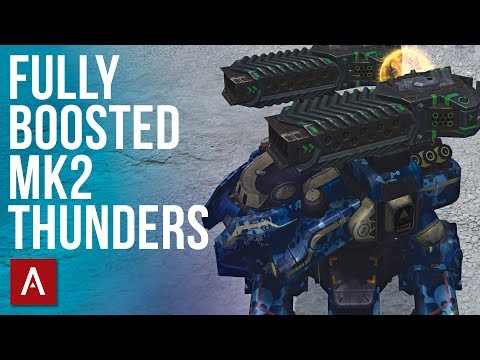 Fully Boosted MK2 Thunder Shotguns On Heavy Armored Bulwark Tank / War Robots | WR