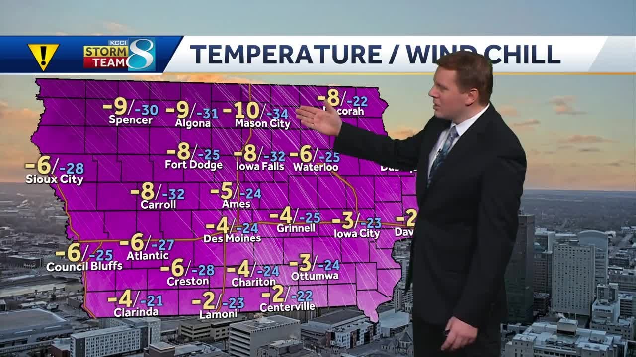 Iowa Weather: Dangerous cold continues