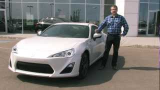 preview picture of video 'Test Drive: 2013 Scion FRS at Sherwood Park Toyota'
