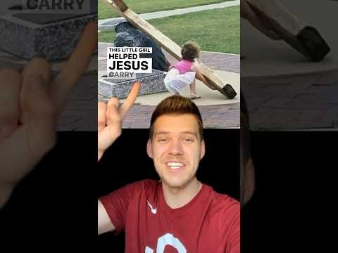 SHE helped JESUS carry the CROSS😭🥲 #god #jesus #holyspirit #bible #prayer #christian #religion