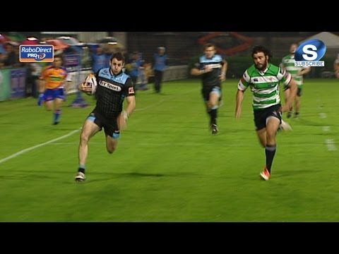Outstanding Tommy Seymour Try For Hat Trick - Benetton Treviso v Glasgow Warriors May 2nd 2014