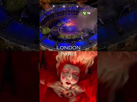 Paris VS London: Olympics opening ceremonies compared #sports #shorts