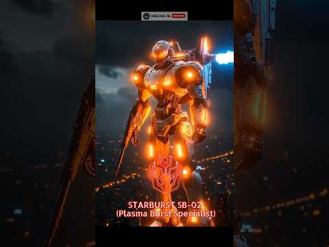 STARBURST SB-02 🔥🔥 PLASMA CANNON SPECIALIST 🔥🔥 MECHA WORLD #robot #mecha #airobot #gundam