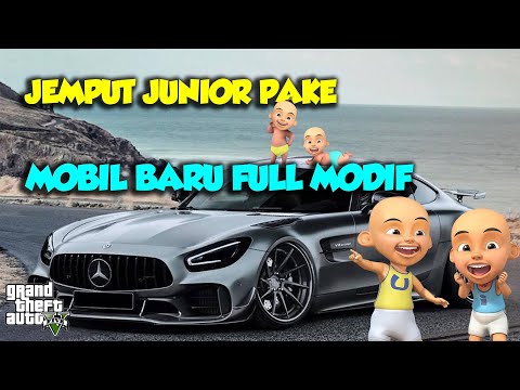 Sultan Upin Ipin Jemput JUNIOR pake Mercedes Modif Mantap - GTA V Upin Ipin Episode Terbaru 552
