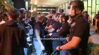 LA Protesters take to Streets, Freeways, & LAPD Headquarters in Reaction to Ferguson Verdict