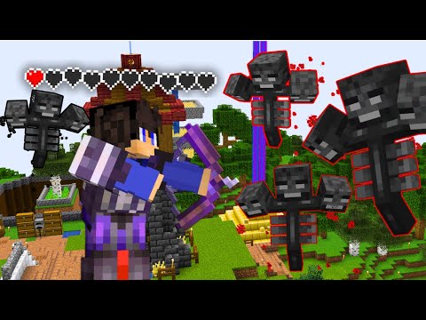 Unbelievable: 1 Player vs 4 Withers! | Misplaced SMP (4)