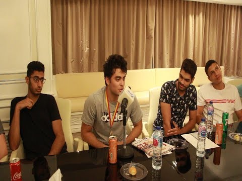 سيف هاني لاعب منتخب مصر لكرة اليد للناشئين سعدنا بتكريم الرئيس السيسي