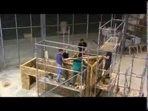 Construction d'un Badgir similaire à celui de Siraf à l’échelle 1/2