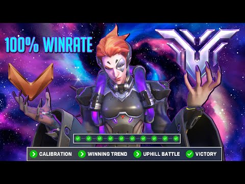 100% WINRATE | Unranked to Grandmaster Moira Only | Overwatch 2 Season 14