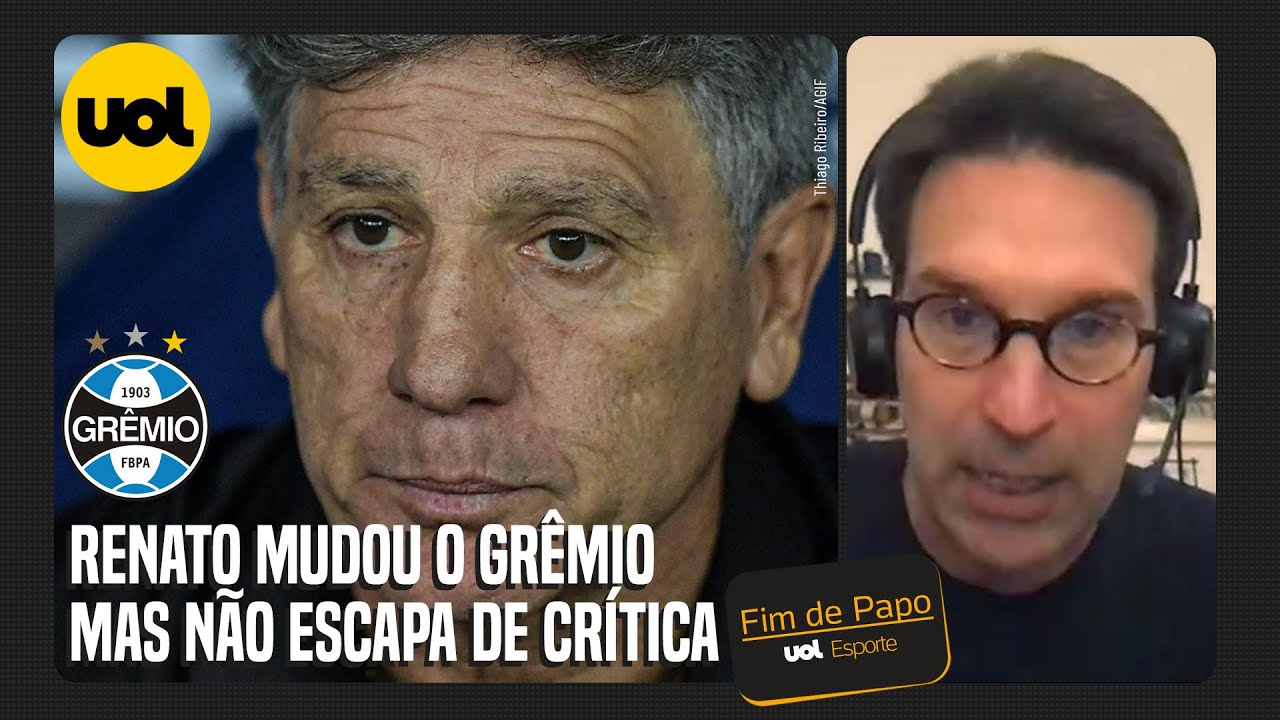 ARROGANTE? 'RENATO GAÚCHO MUDOU O GRÊMIO, MAS NÃO ESCAPA DE CRÍTICA', DISPARA ARNALDO