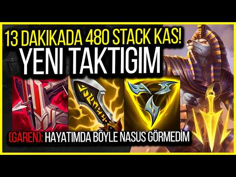 DÜNYA NASUS 1.Sİ KOLAY STACK KASMAYI ÖĞRETİYOR!  (1000 STACK)