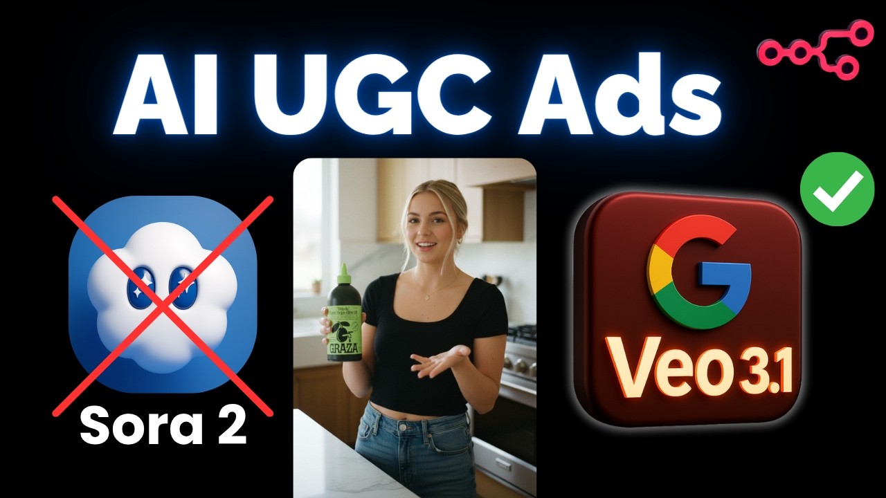 Google's NEW Veo 3.1 is the King of AI UGC Ads (n8n No-Code Automations)