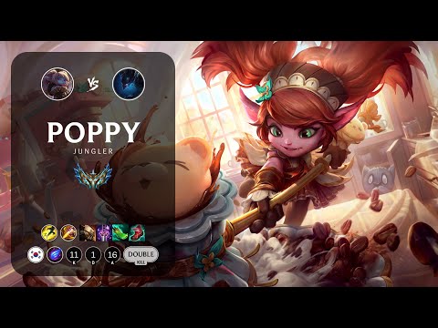 Poppy Jungle vs Nocturne - KR Challenger Patch 13.23