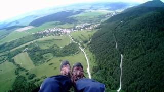 preview picture of video 'paragliding Sľubica 16-6-2013'