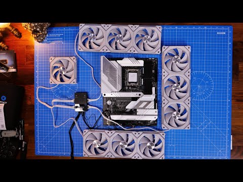 How to connect and setup Lian Li SL120 V2 fans (including on an all-in-one cooler)