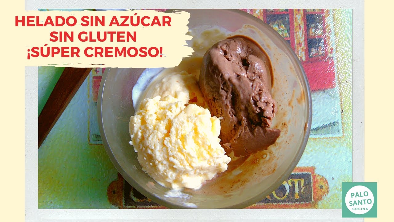HELADOS SIN AZÚCAR, SIN GLUTEN, de CREMA