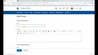 Turning on Submission View Setting for Quizzes in Brightspace