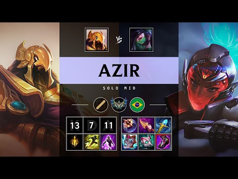 Azir Mid vs Akali - BR Challenger Patch 25.14