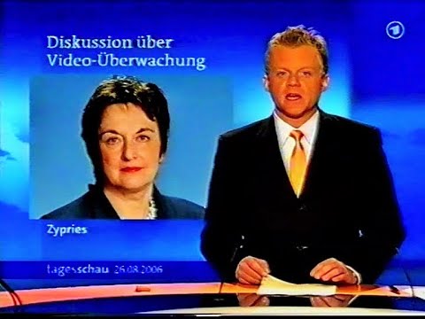 ARD Tagesschau 12.00 Uhr Folge vom 26. August 2006  (Schäuble, Zypries ua.)