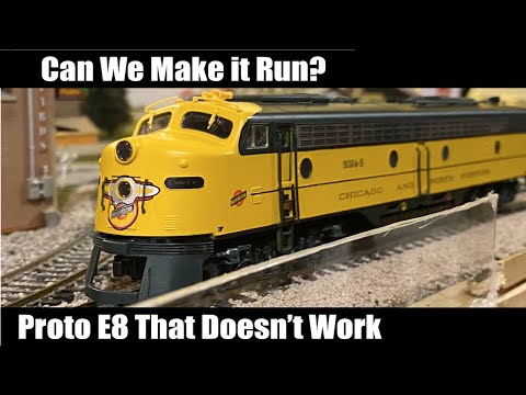 Can We Make it Run? Proto E8 Locomotive that Doesn't Run