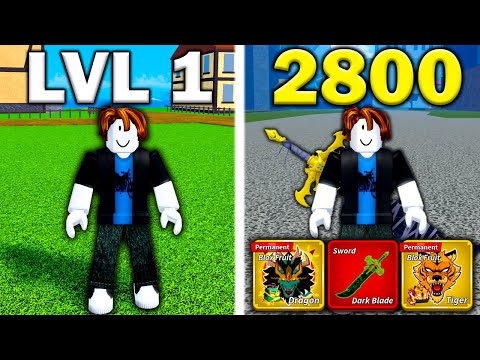 Noob To Max But PAY TO WIN In Blox Fruits