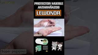 ⭐ Protector AntiArañazos para Muebles LEWONDR 🙀 Adhesivo Transparente Sofá | 2023 ( ¡lo necesito!! )