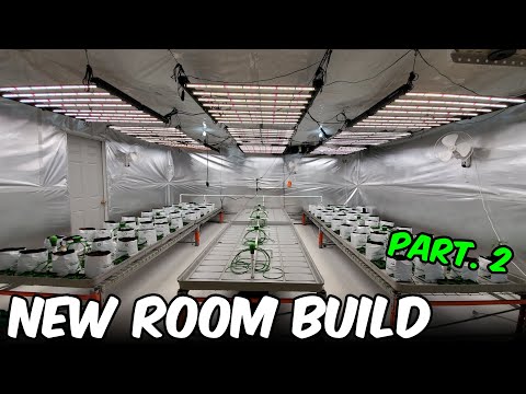 Building an AUTOMATED INDOOR GROW ROOM part 2