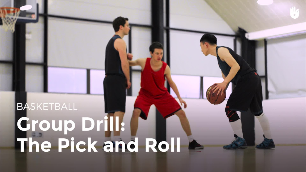 Group Drill the Pick and Roll Basketball Sikana