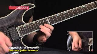 Synyster Gates Style Quick Licks Solo Performance With Andy James Licklibrary