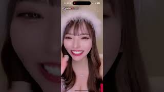 巨乳ライバー　TikTokライブ　#サンタ #コスプレ　#谷間