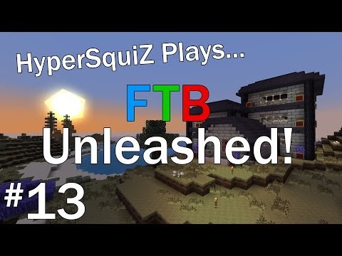 HyperSquiZ Plays FTB Unleashed! - Automatic Cow Farm