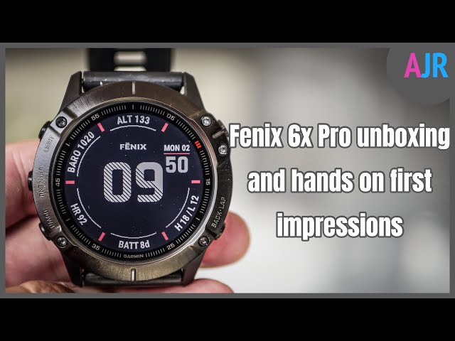 fenix 6x pro vs fenix 6x pro solar