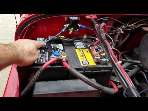 Jeep Wrangler dual battery, manual fan switch, and swing out rear tire carrier