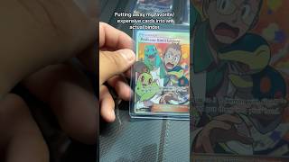 Putting away my expensive/favorite cards in my new binder #pokemon #pokemoncards