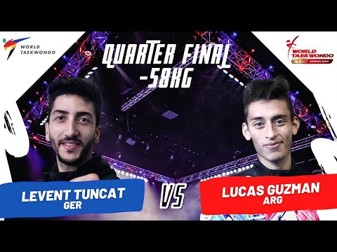 Male  58Kg QUARTER FINAL  Levent TUNCAT GER v Lucas GUZMAN ARG