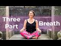How to practice Three Part Breath | Dirgha Pranayama