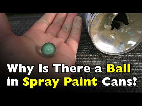 Part of a video titled Why Is There a Ball Inside a Spray Paint Can? [ID0716] - YouTube