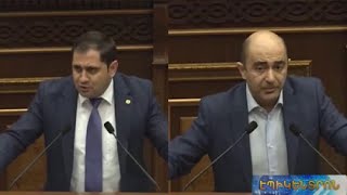 «Ձեր խմբակցության ղեկավարը սամակատով ա՞ գնում Վանաձոր գալիս». Պապիկյանը՝ Մարուքյանին