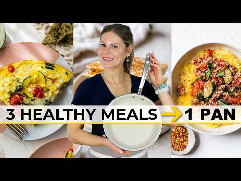 ONE PAN HIGH PROTEIN MEALS (I Make On Repeat) | Breakfast Lunch & Dinner!