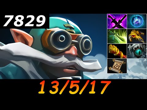 Dota 2 Gyrocopter 7829 MMR 13/5/17 (Kills/Deaths/Assists) Ranked Full Gameplay