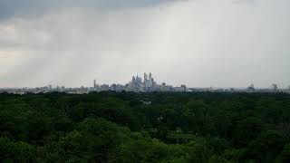 Philadelphia Time Lapse Storms and  Sunset June 5, 2018