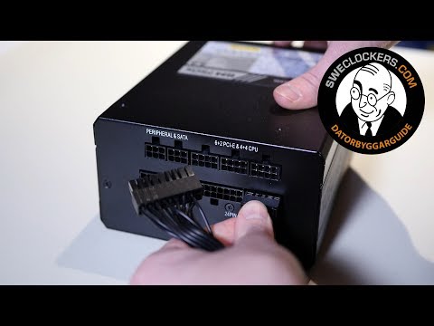 Datorbyggarguide - Installera ett nätaggregat