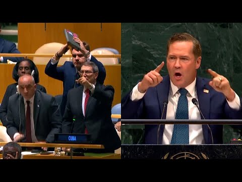 Watch: Mike Waltz gets into shouting match with Cuban delegation on U.N. floor