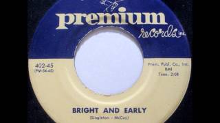 Vikki Nelson And Group - Bright And Early / By My Side - Premium 402 - 1955