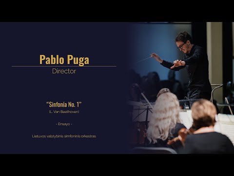 "Sinfonía No. 1" (L. Van Beethoven) | Ensayo (2022) - Pablo Puga (director)
