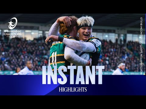 Pollock Performs | Northampton Saints v Vodacom Bulls | Investec Champions Cup Instant Highlights