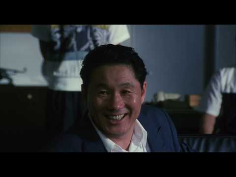 Thumbnail of the video: Nihilism and violence in Sonatine | BFI video essay