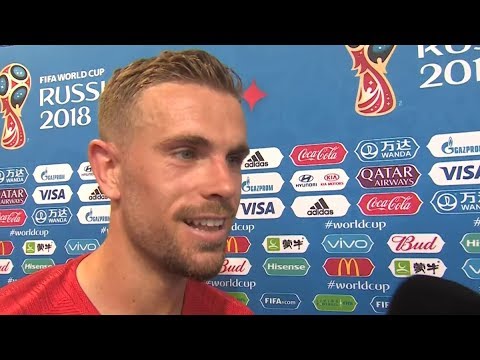 Jordan Henderson Post Game Interview England vs Tunisia 2 1 World Cup 2018