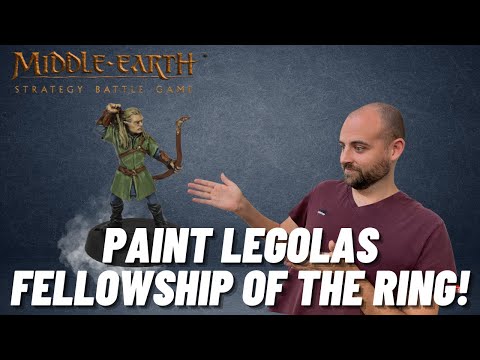 How to Paint Legolas! Fellowship of the Ring Made Easy! #mesbg
