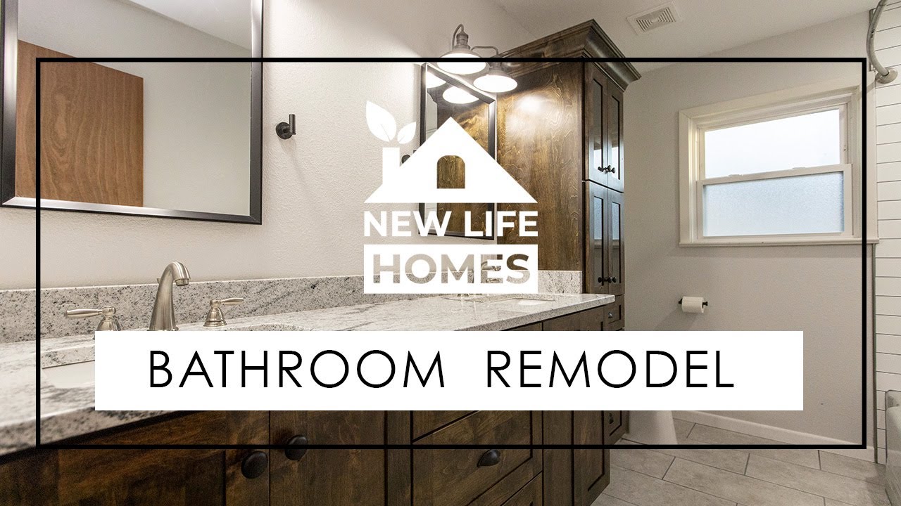 Custom Designed Bathroom Remodel – New Life Homes